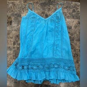 Ramy Brook Turquoise Mini Dress